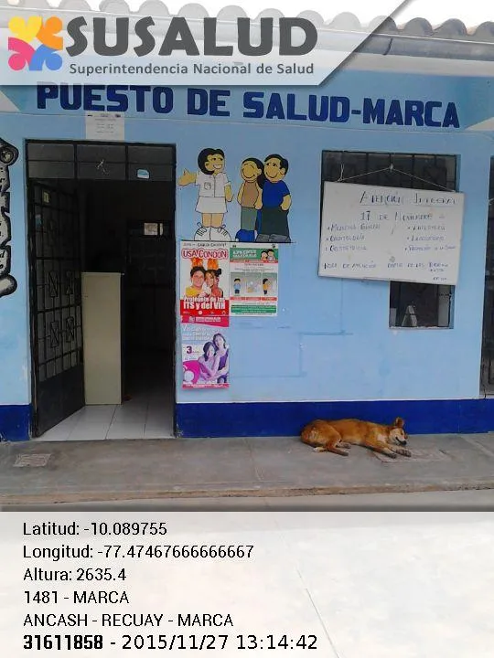 Puesto de Salud Marca en Ancash