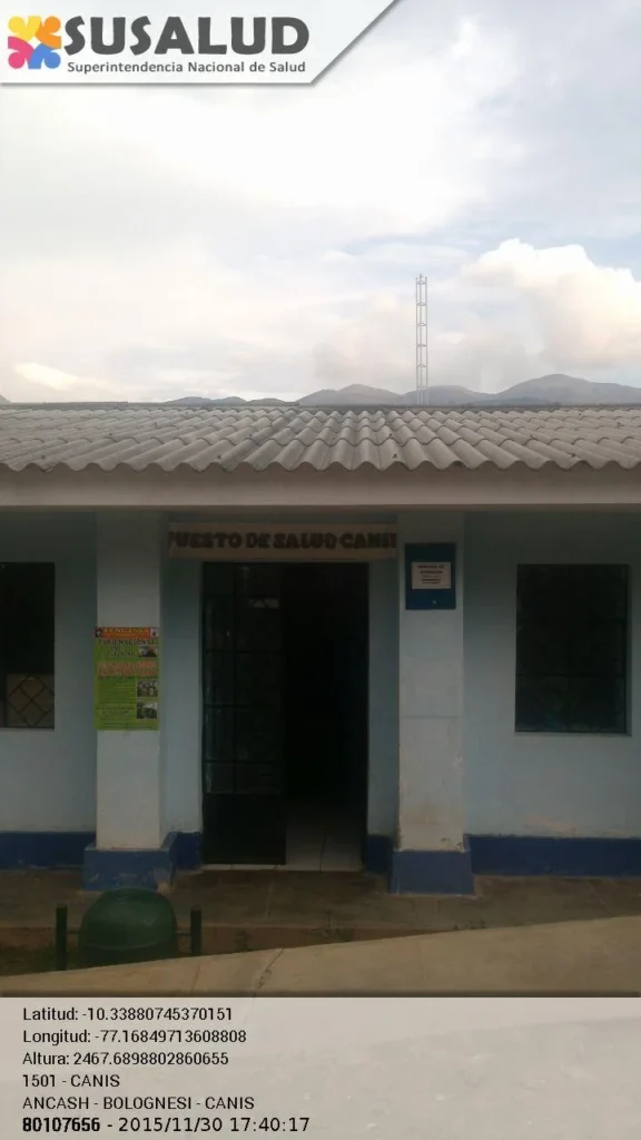 Puesto de Salud Canis en Ancash