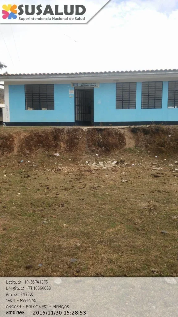 Puesto de Salud Mangas en Ancash