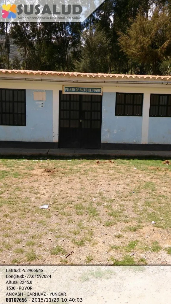 Puesto de Salud Poyor en Yungar, Ancash