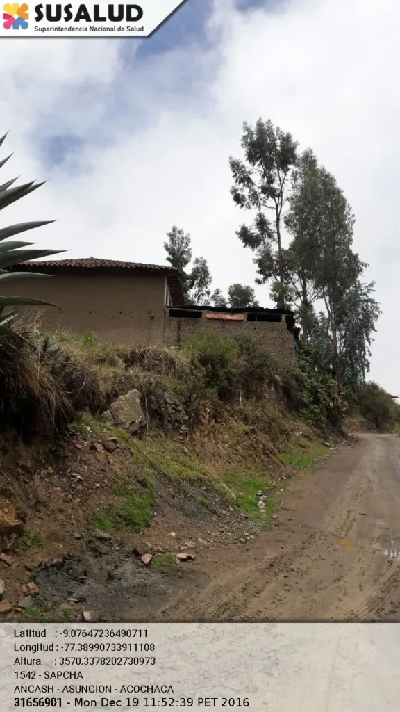 Puesto de Salud Sapcha en Acochaca, Ancash