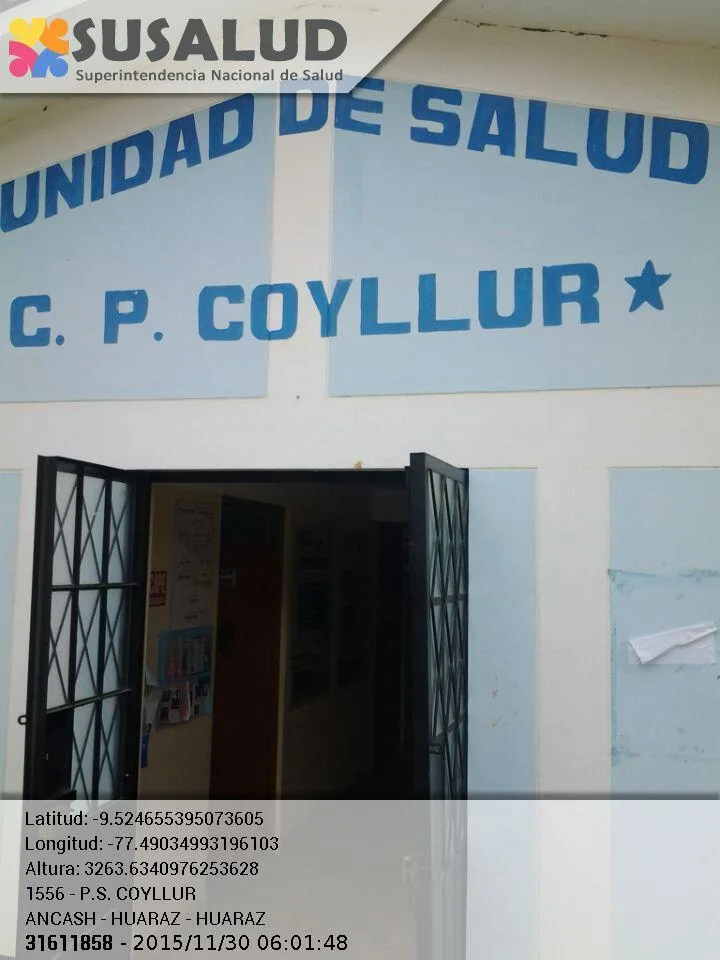 Puesto de Salud Coyllur en Huaraz, Ancash