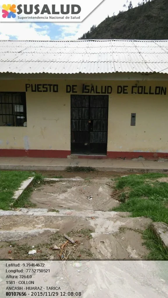 Puesto de Salud Collon en Tarica, Ancash