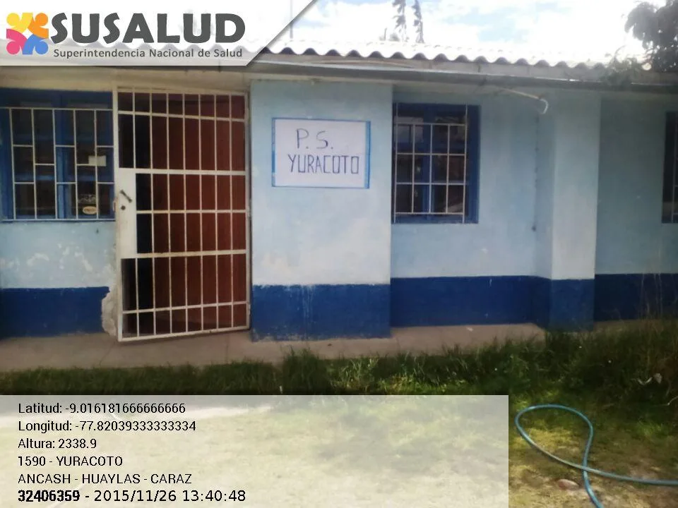 Puesto de Salud Yuracoto en Caraz, Ancash