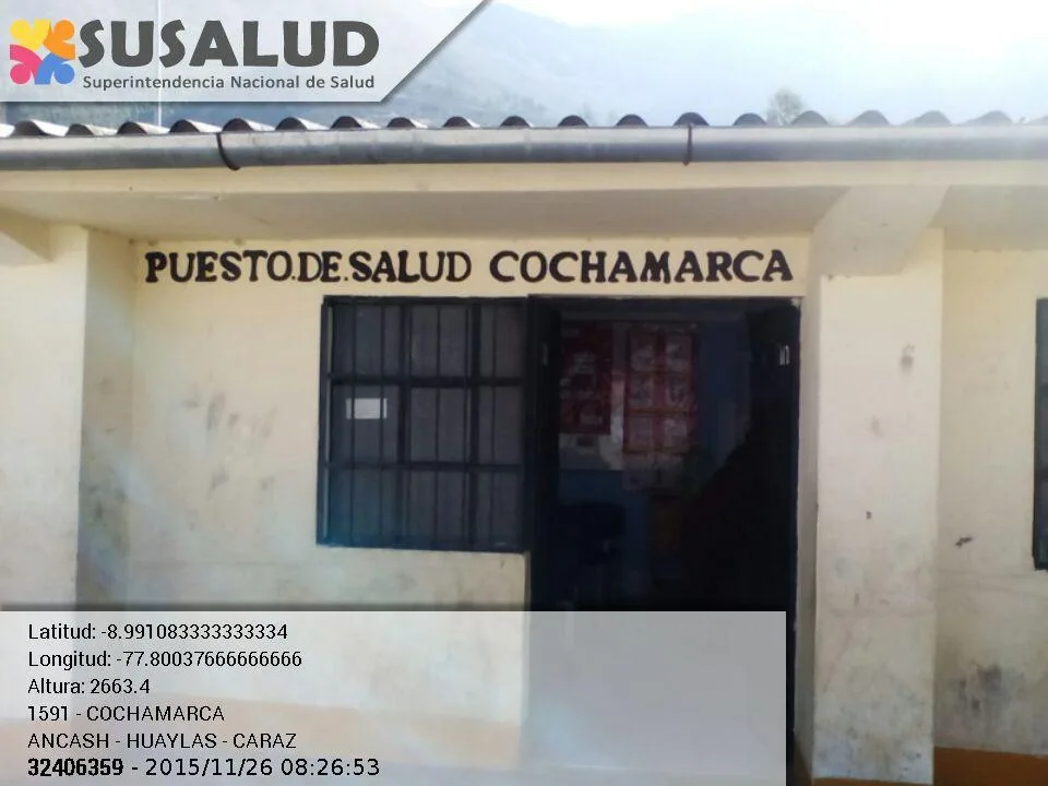 Puesto de Salud Cochamarca en Caraz, Ancash