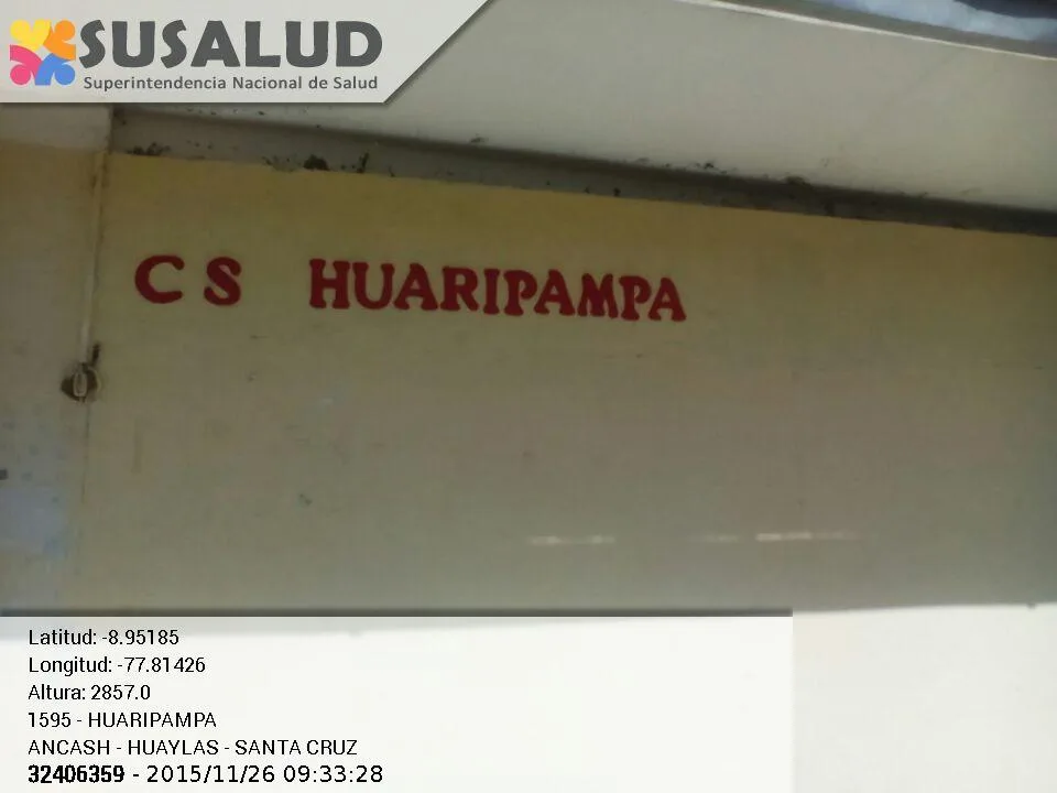 Centro de Salud Huaripampa en Santa Cruz, Ancash