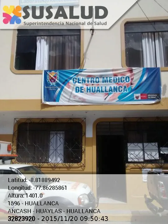 Centro de Salud Huallanca en Ancash