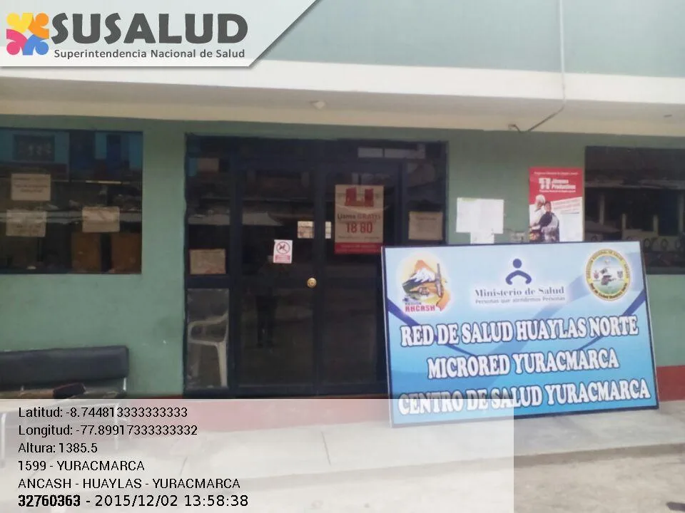 Puesto de Salud Yuracmarca en Ancash