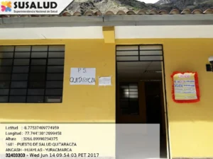 Puesto de Salud Quitaracza