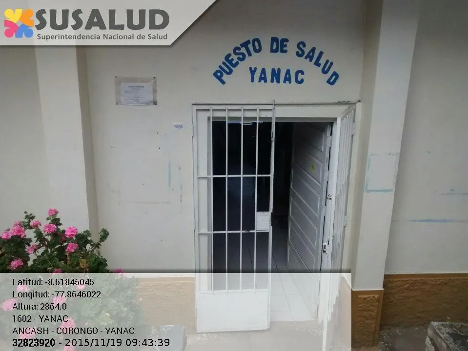 Puesto de Salud Yanac en Ancash