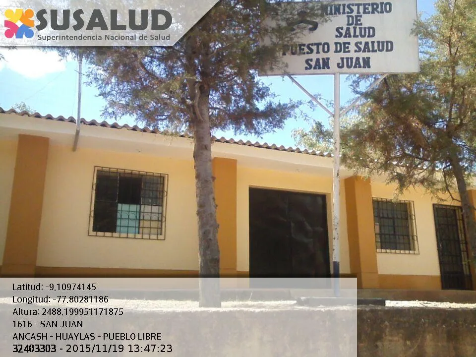 Puesto de Salud San Juan en Pueblo Libre, Ancash