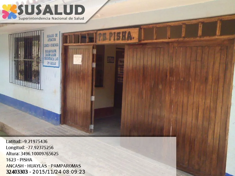 Puesto de Salud Pisha en Pamparomas, Ancash