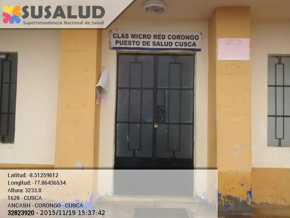 Puesto de Salud Cusca en Ancash