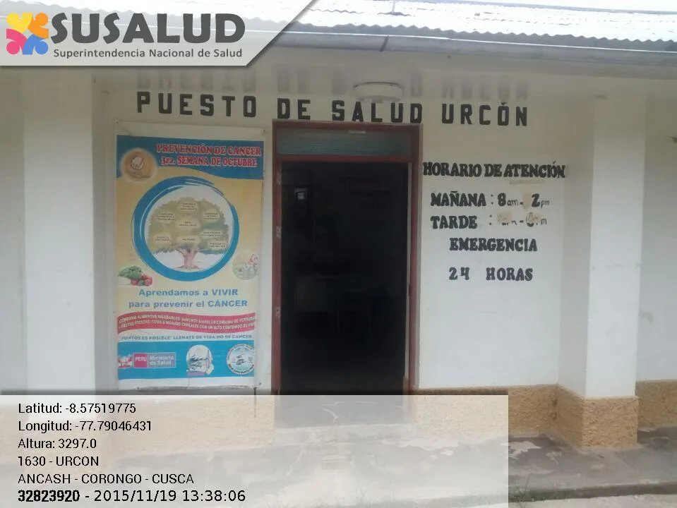 Puesto de Salud Urcon en Cusca, Ancash