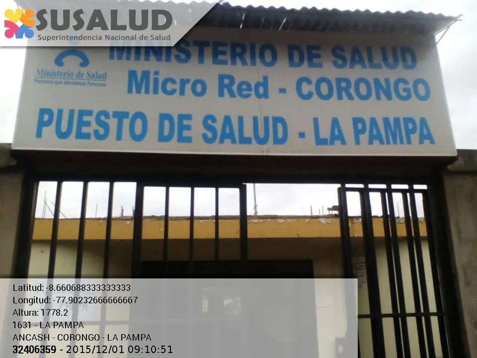Puesto de Salud la Pampa en Ancash