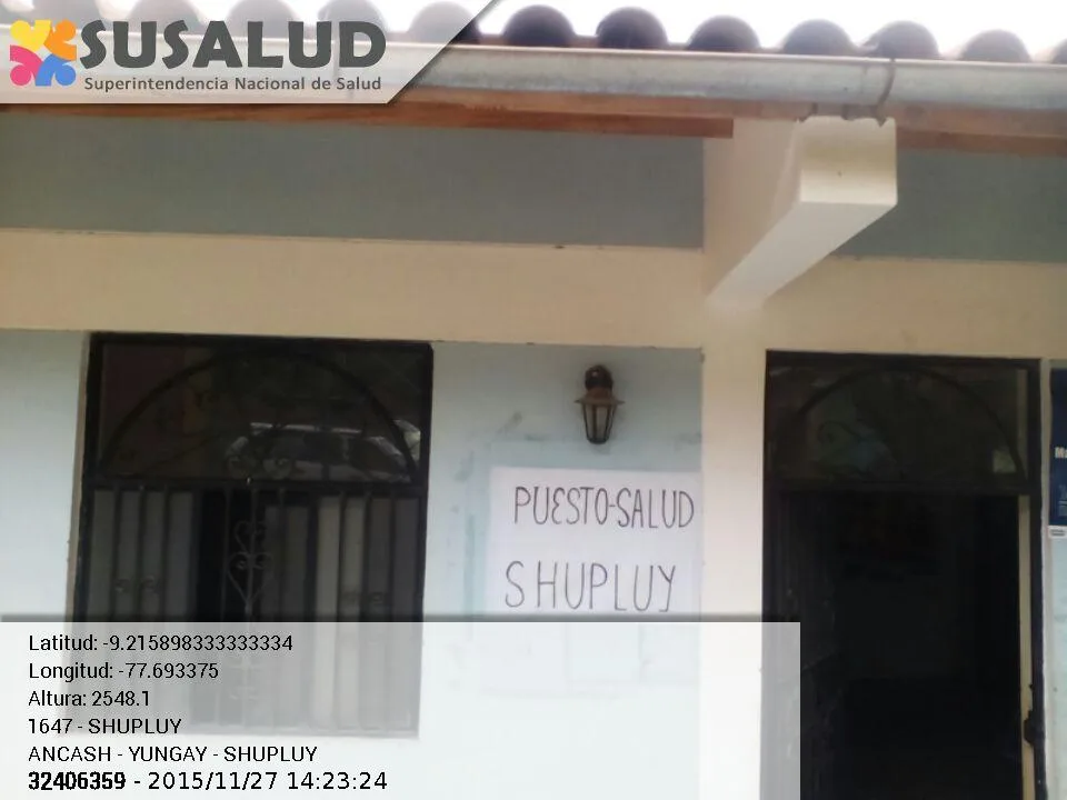 Puesto de Salud Shupluy en Ancash