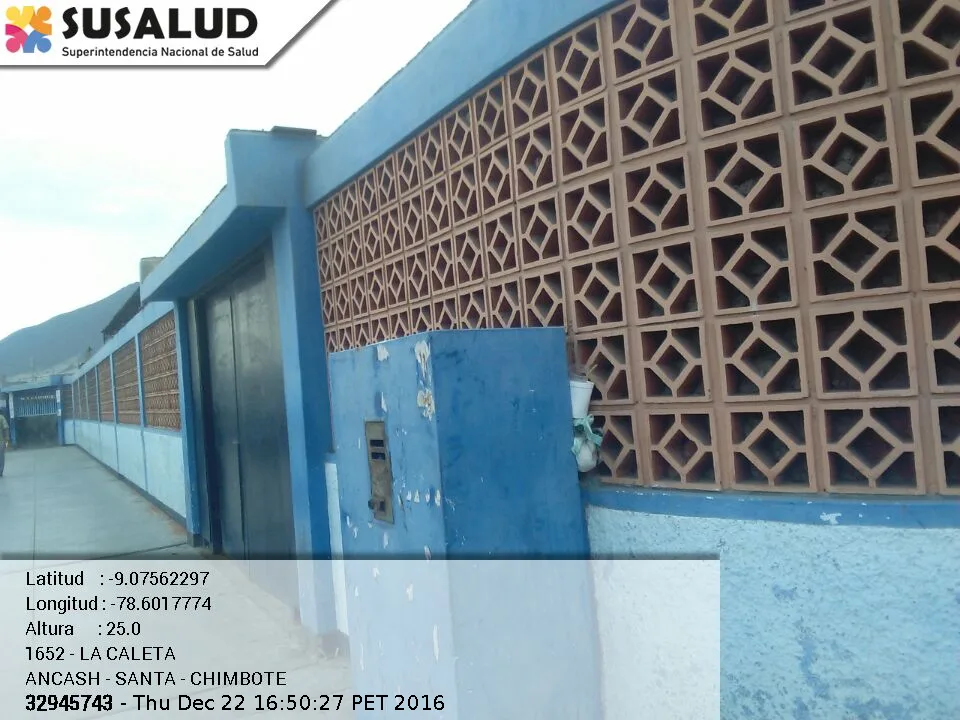 Hospital la Caleta en Chimbote, Ancash