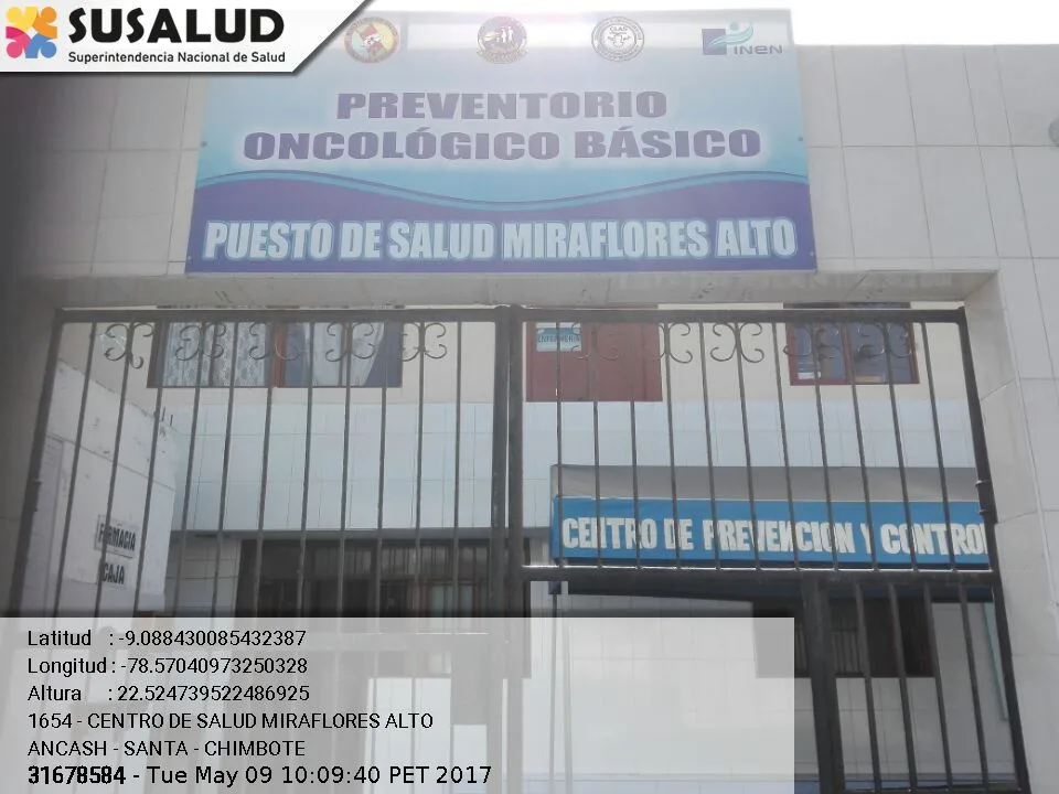 Centro de Salud Miraflores Alto en Chimbote, Ancash