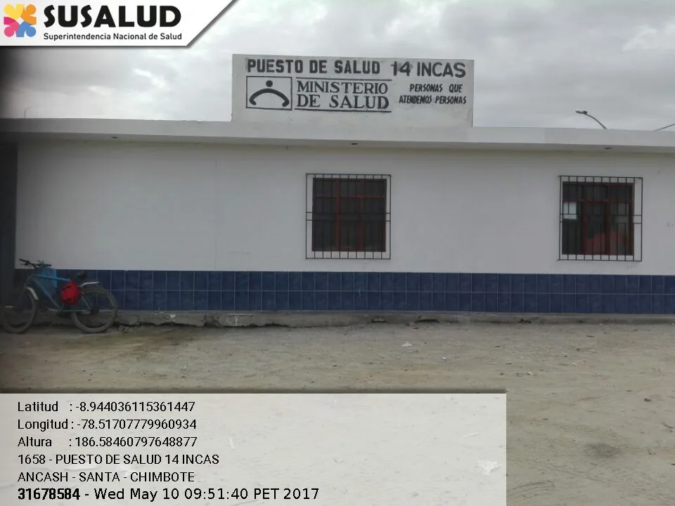 Puesto de Salud 14 Incas en Chimbote, Ancash