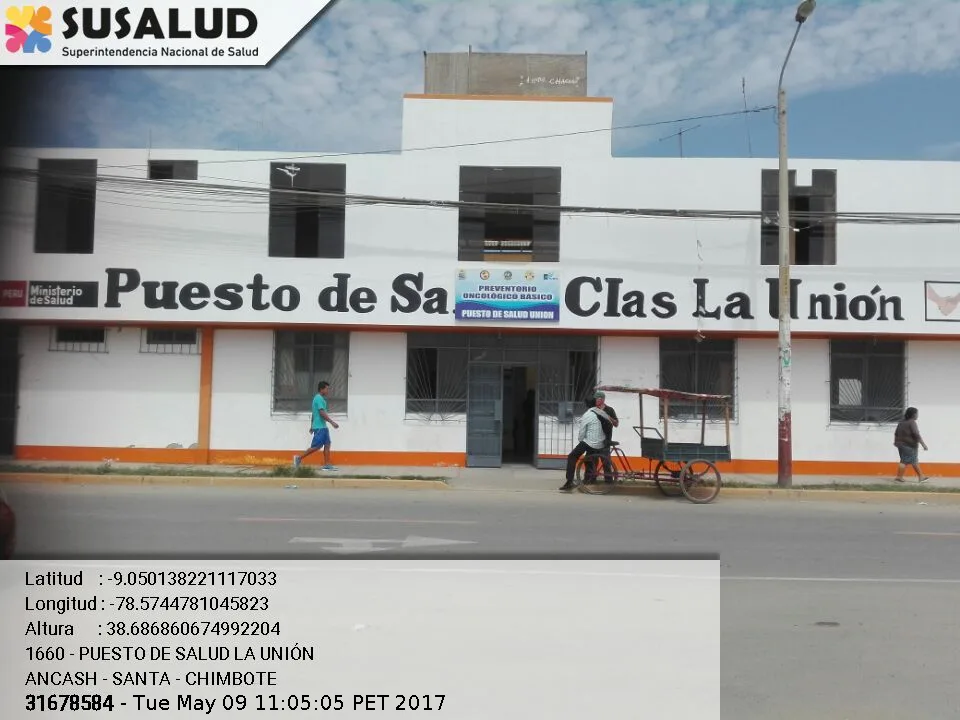 Puesto de Salud la Unión en Chimbote, Ancash