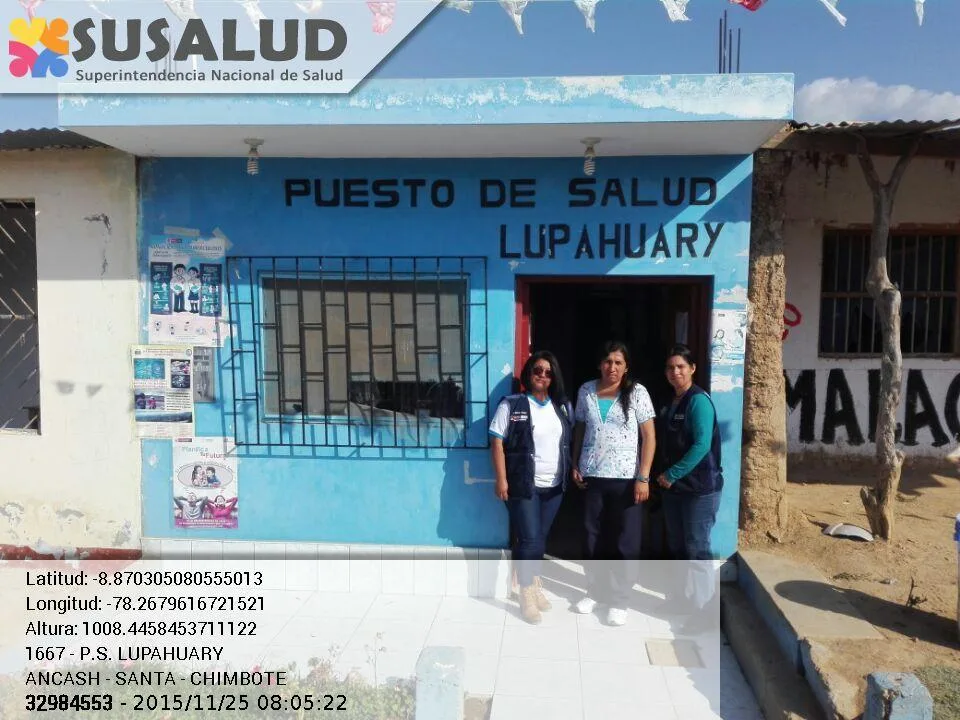 Puesto de Salud Lupahuari en Chimbote, Ancash