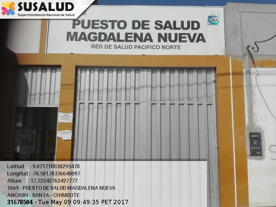 Puesto de Salud Magdalena Nueva en Chimbote, Ancash
