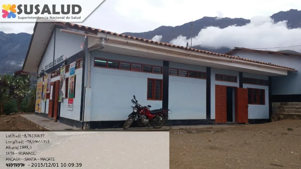 Puesto de Salud Huanroc en Macate, Ancash