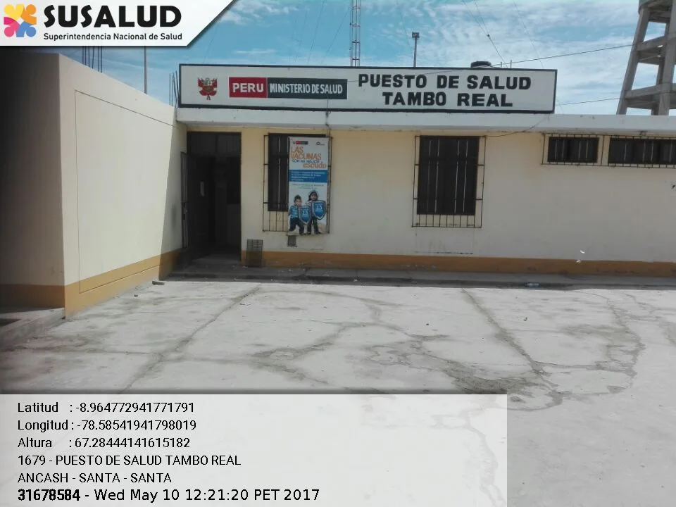 Puesto de Salud Tambo Real en Santa, Ancash