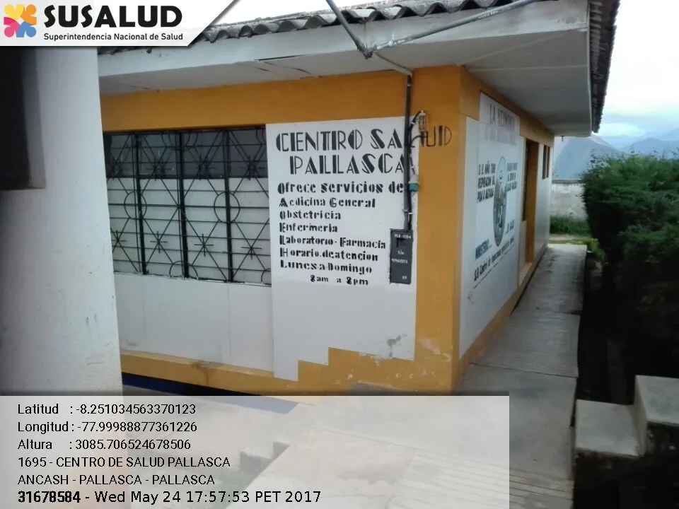 Centro de Salud Pallasca en Ancash