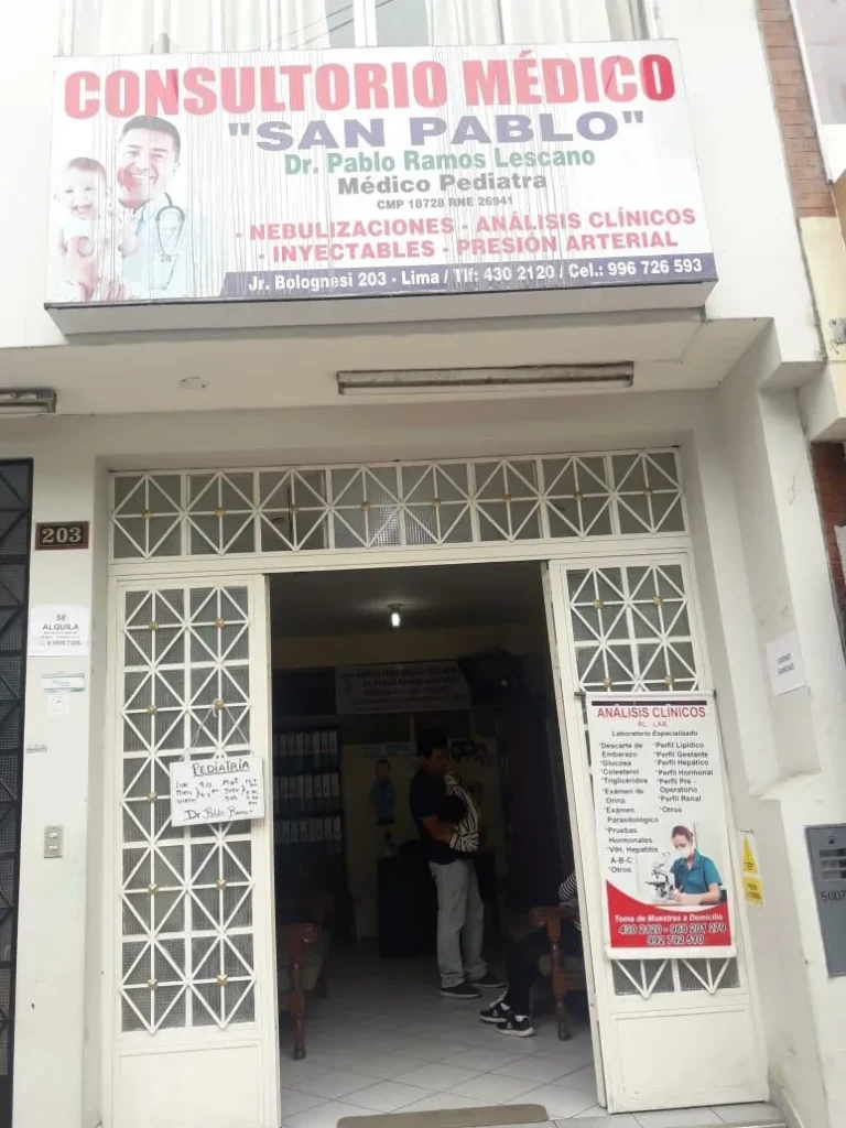 Consultorio Medico San Pablo en Lurin, Lima