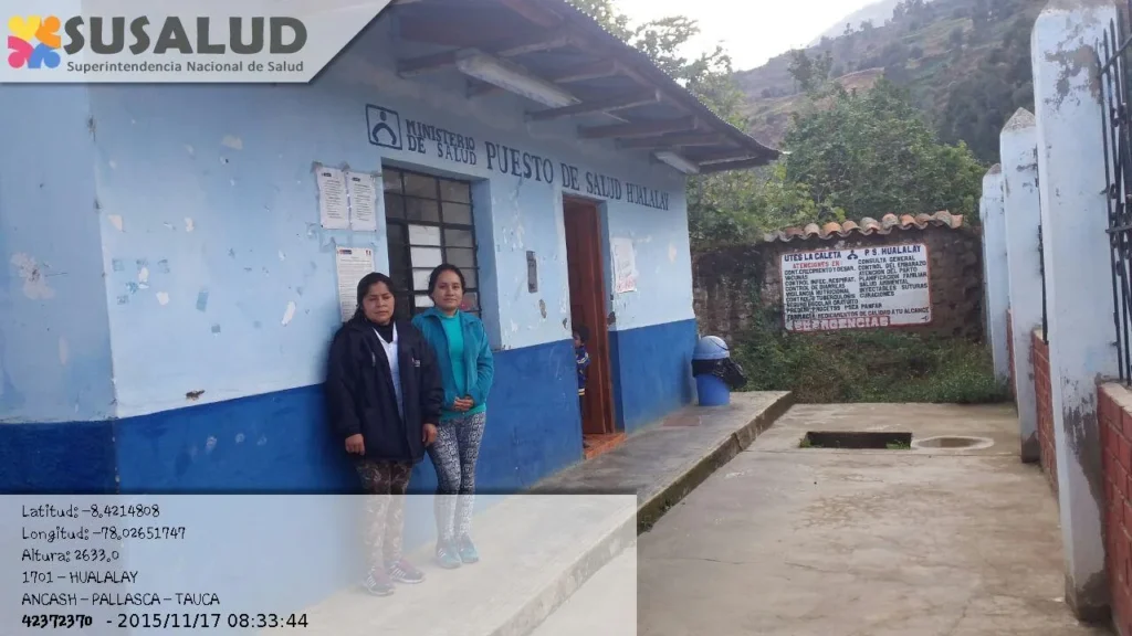 Puesto de Salud Hualalay en Tauca, Ancash