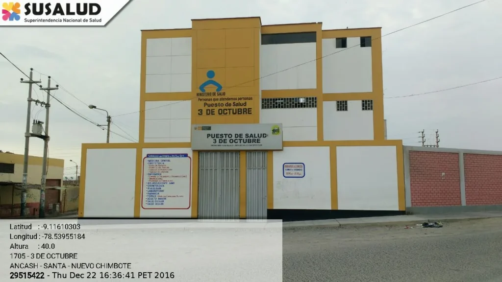 Puesto de Salud 3 de Octubre en Nuevo Chimbote, Ancash