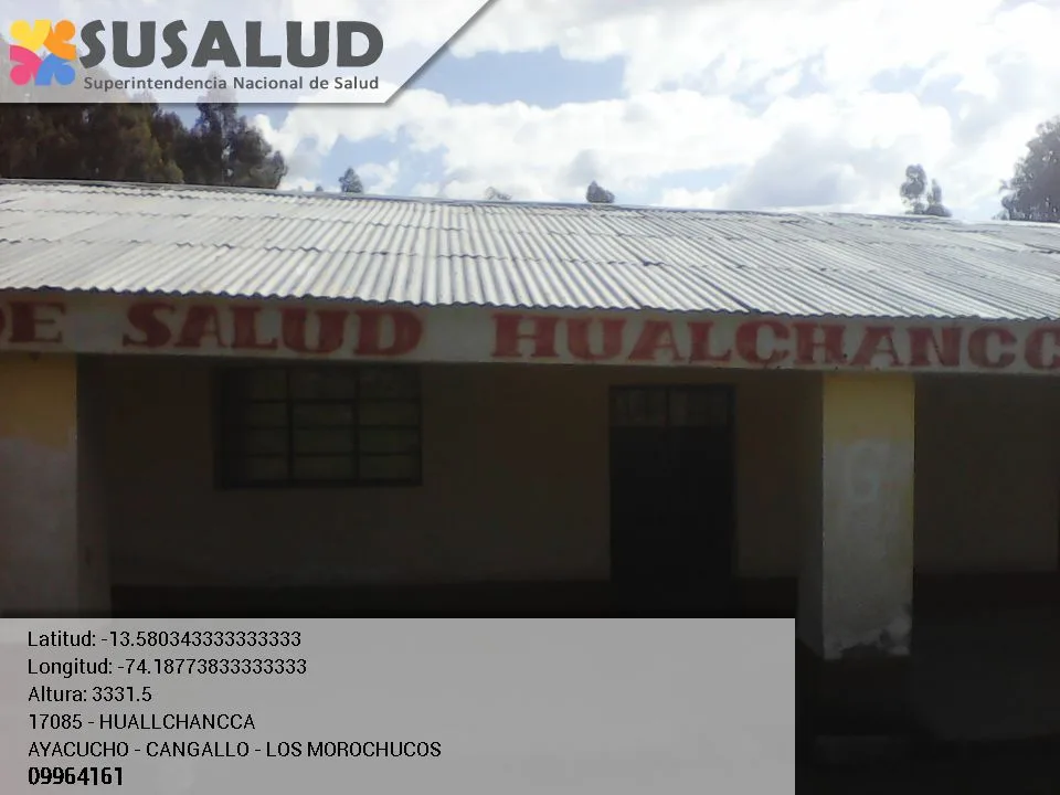 Puesto de Salud Huallchancca en Los Morochucos, Ayacucho