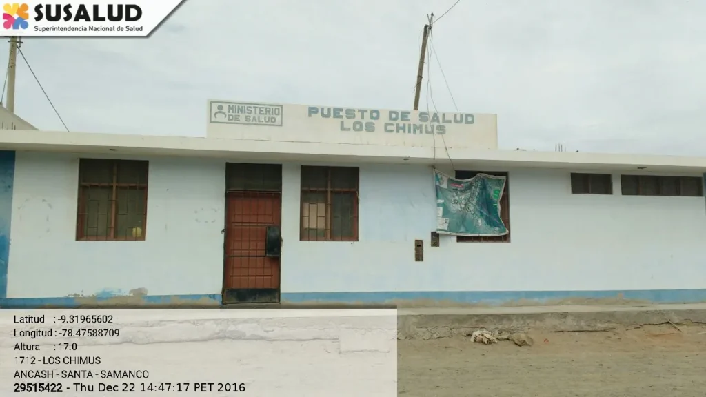 Puesto de Salud los Chimus en Samanco, Ancash