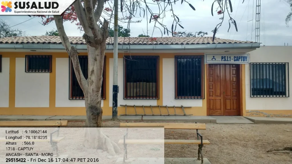 Puesto de Salud Captuy en Moro, Ancash