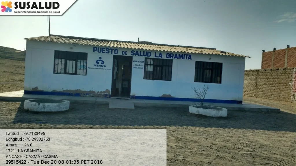 Puesto de Salud la Gramita en Casma, Ancash