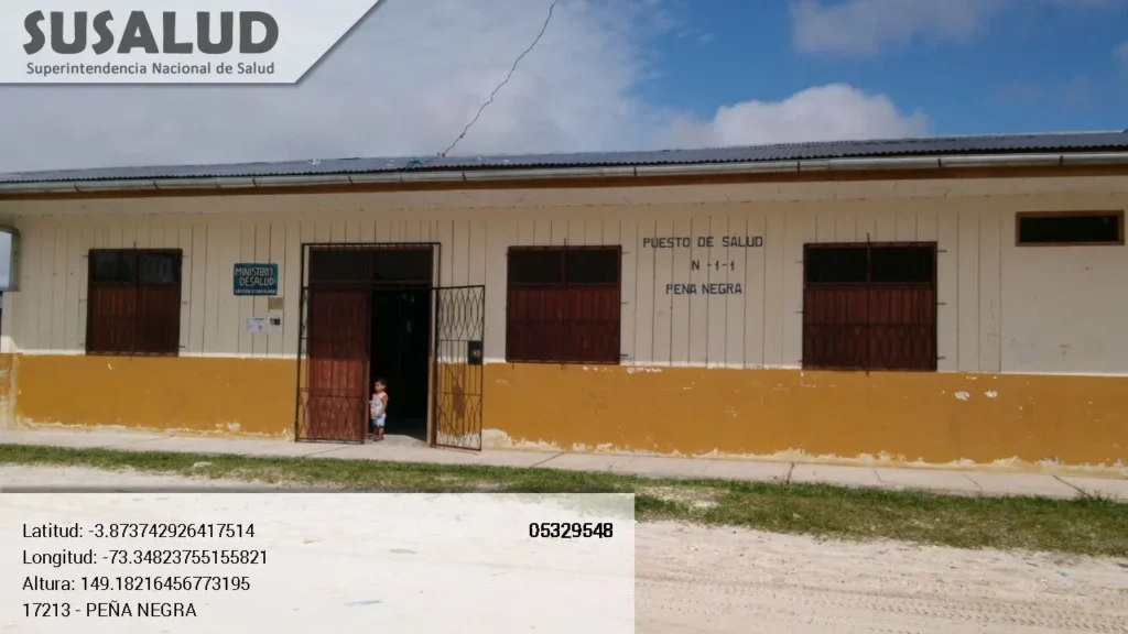 Puesto de Salud I-1 Peña Negra en San Juan Bautista, Loreto