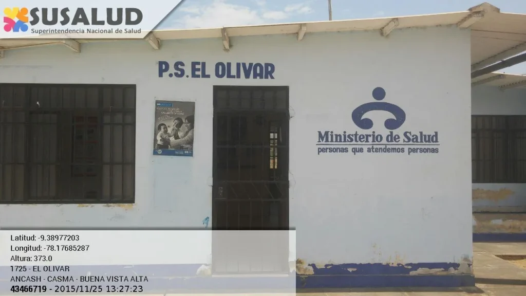 Puesto de Salud el Olivar en Buena Vista Alta, Ancash