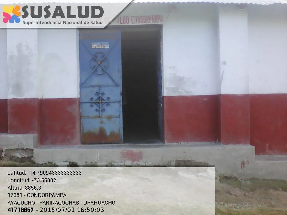 Puesto de Salud Condorpampa en Upahuacho, Ayacucho