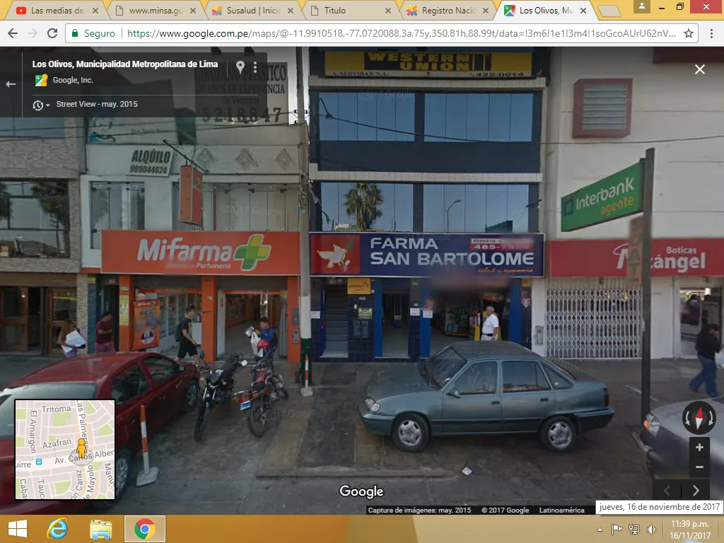 Consultorio Medico San Bartolome en Los Olivos, Lima
