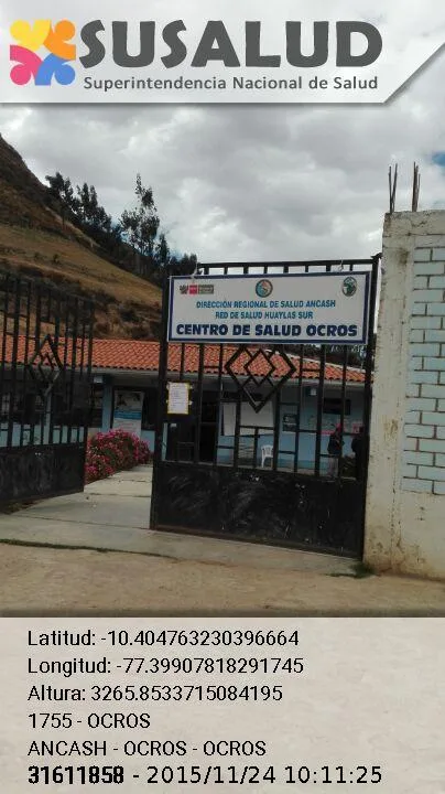 Puesto de Salud Ocros en Ancash