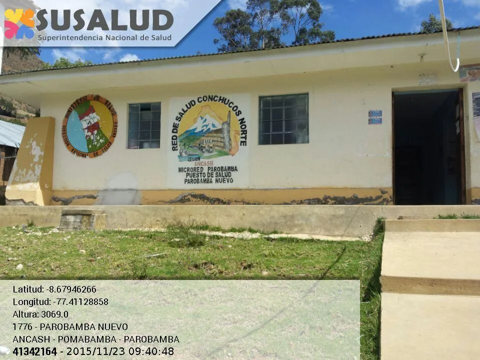 Puesto de Salud Parobamba Nuevo en Ancash