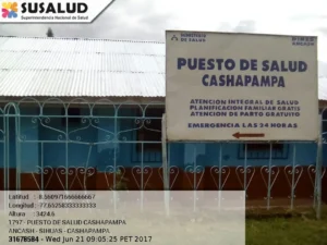 Puesto de Salud Cashapampa