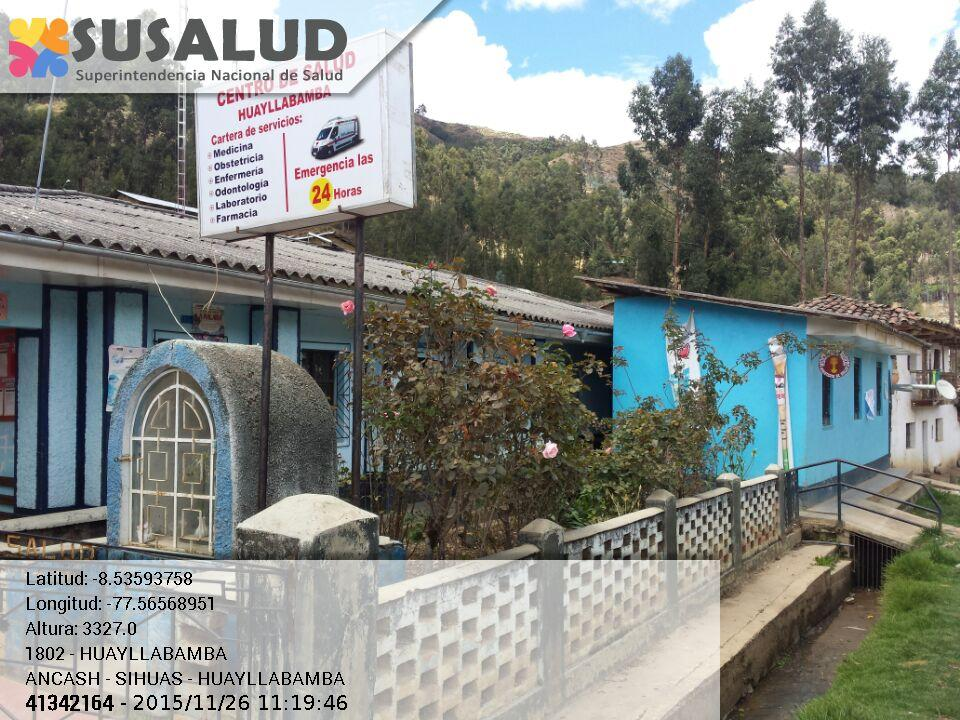 Centro de Salud Huayllabamba