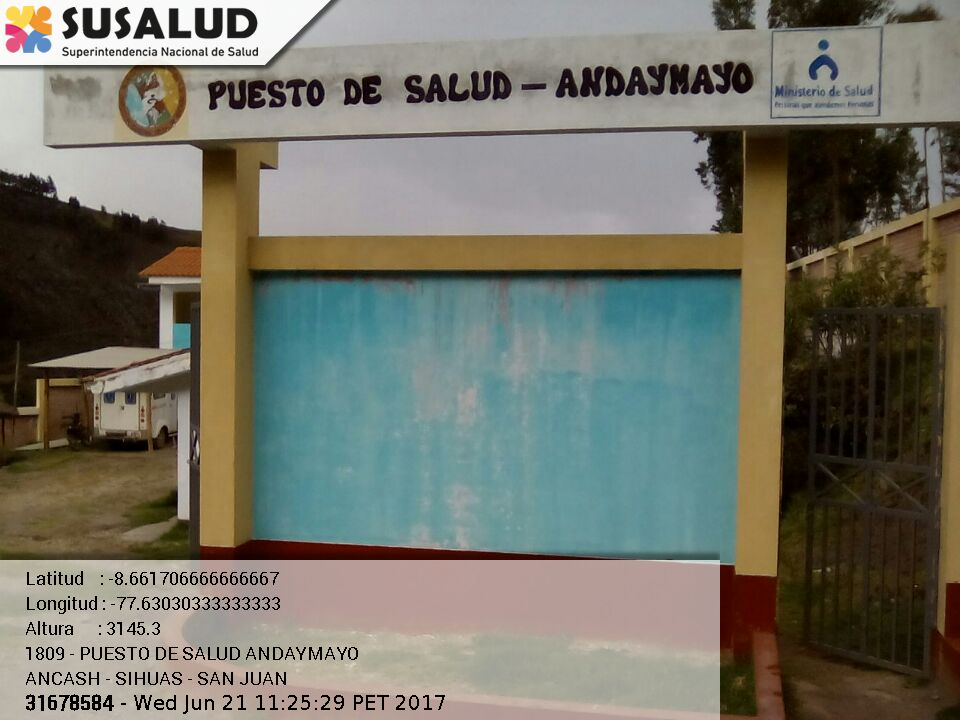 Puesto de Salud Andaymayo