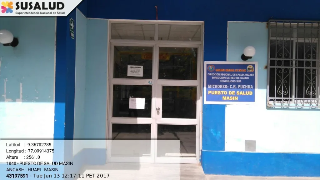 Puesto de Salud Masin en Ancash