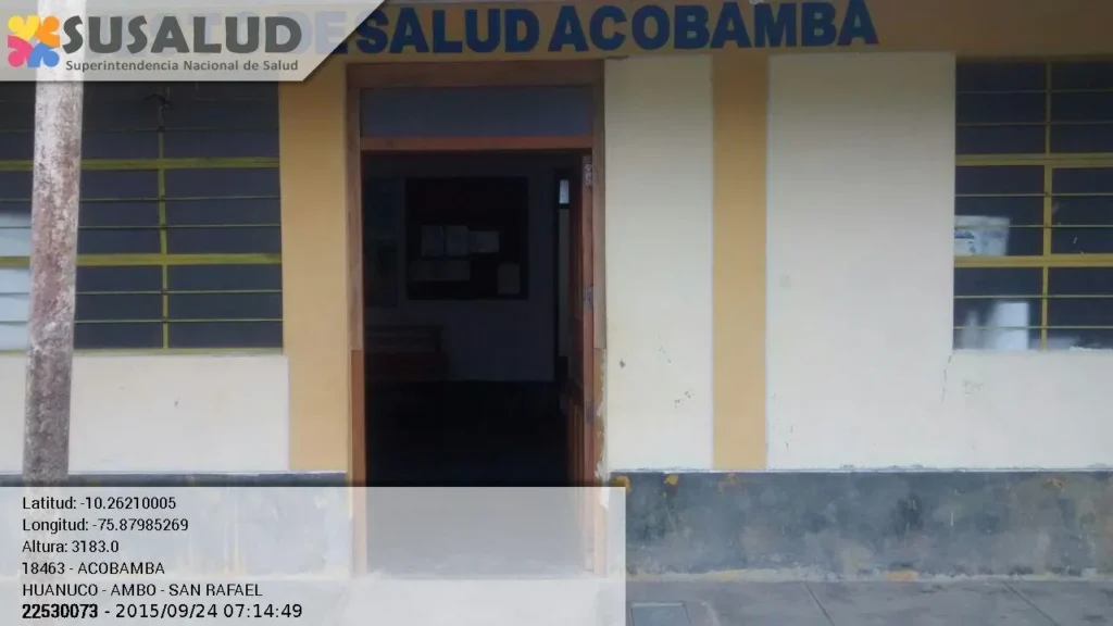Acobamba en San Rafael, Huanuco
