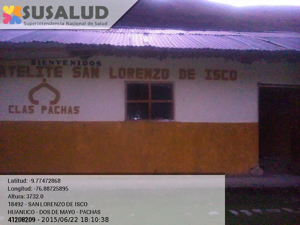 San Lorenzo de Isco en Pachas, Huanuco