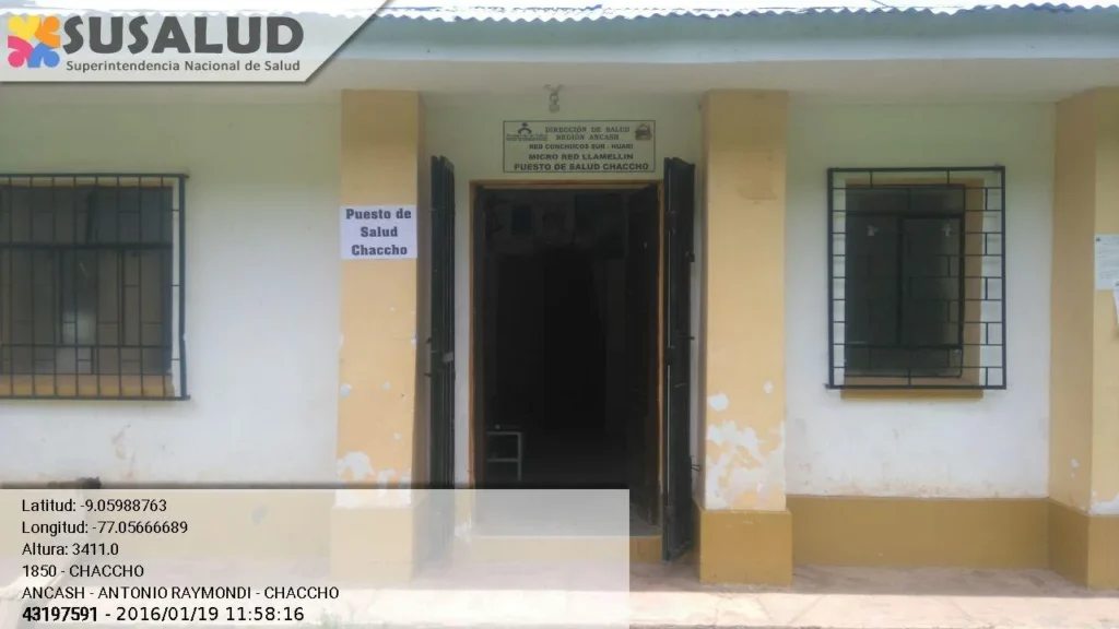 Puesto de Salud Chaccho en Ancash