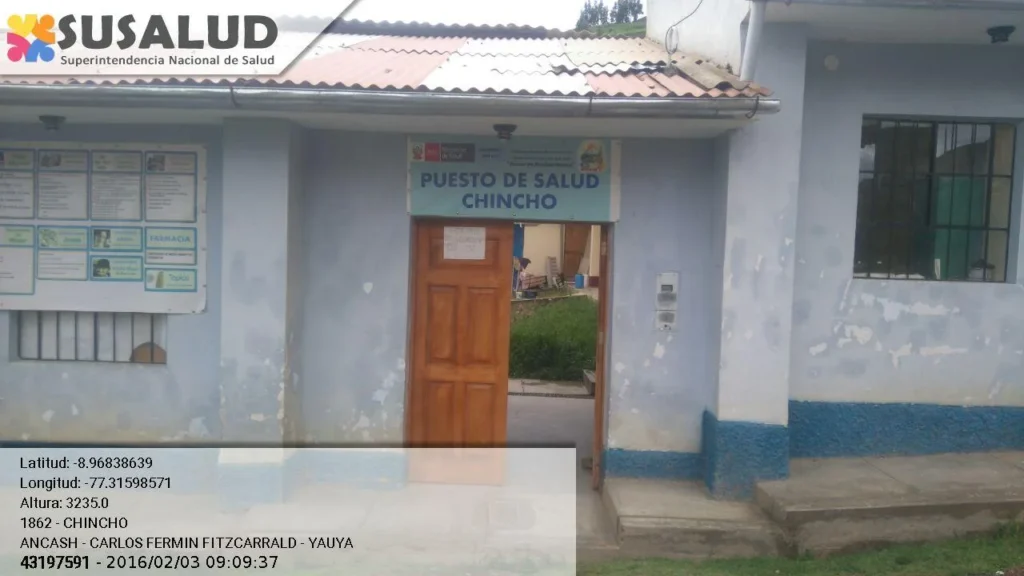 Puesto de Salud Chincho en Yauya, Ancash